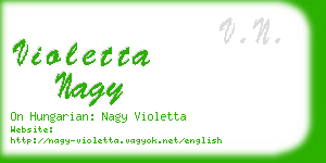 violetta nagy business card